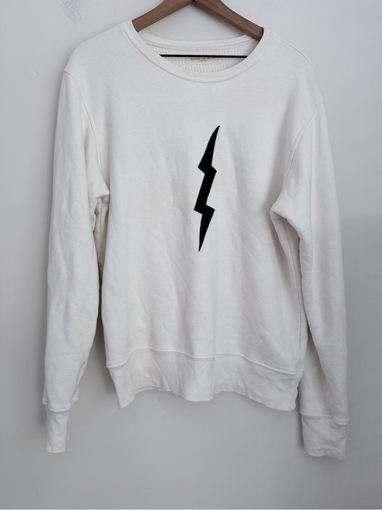 imogene + willie Tops - Imogene & Willie The Bolt Sweat Shirt White Size M